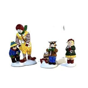 Snow Village McDonalds Collection – Kids, Candy Canes & Ronald McDonald Figures